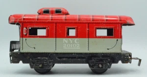 O Gauge Pre-War Marx Tin Plate Caboose New York Central #20102 - Bild 1 von 8