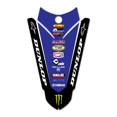 Guardabarros trasero laminado Yamaha YZ250F YZ450F 2018-2022 gráficos motocross Foto 1 de 3