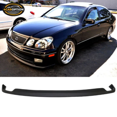 Fits 98-05 Lexus GS300 GS400 GS430 TTE Style PU Front Bumper Lip Spoiler - Image 1 of 4