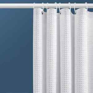 Shower Curtain Bathroom Jacquard Non-perforated Thicken Waterproof Curtain Home