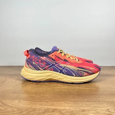 Tênis de corrida Asics Gel Noosa Tri 13 GS branco coral ardente tamanho juvenil EUA 4 - Imagem 1 de 4