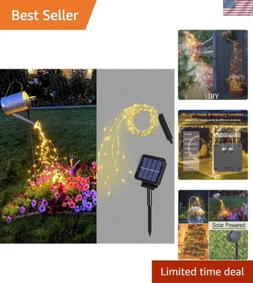 Lámpara de Navidad para decoración de jardín al aire libre con luces de hadas para regadera solar Foto 1 de 4