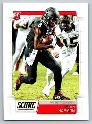 Kelvin Harmon 2019 Score #380 NC State Wolfpack Rookie Football Card - Image 1 of 2