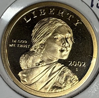 2002-S Proof Sacagawea Dollar, Item 1545 - Image 1 of 4