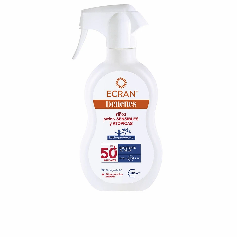 Lait Solaire pour Enfants Ecran Ecran Denenes Sensitive Spf 50+ 270 ml 300 ml - Photo 1/1