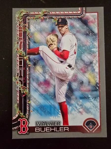 2025 Topps Holiday - Walker Buehler #H197 Glitter - Picture 1 of 4