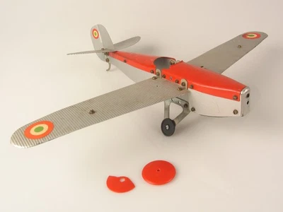 BRAL Primi Voli aereo vintage made in Italy anni 60 latta NO MECCANO incompleto - Immagine 1 di 4
