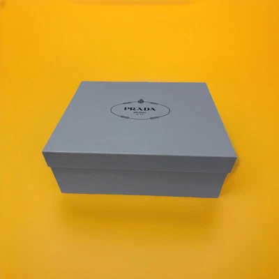 Caja de zapatos PRADA VACÍA grande y bolsa 12"x10"x4,50" (0653) Foto 1 de 4