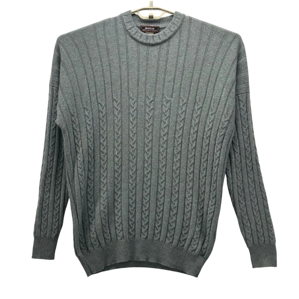 Neiman Marcus Cashmere Cable Knit Sweater XL Luxury Warm Soft Cozy Made in Italy - Image 1 of 4