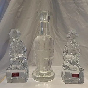 Set Kristall D’Arques Figuren und geätzter Kristall Kerzenhalter - Bild 1 von 23