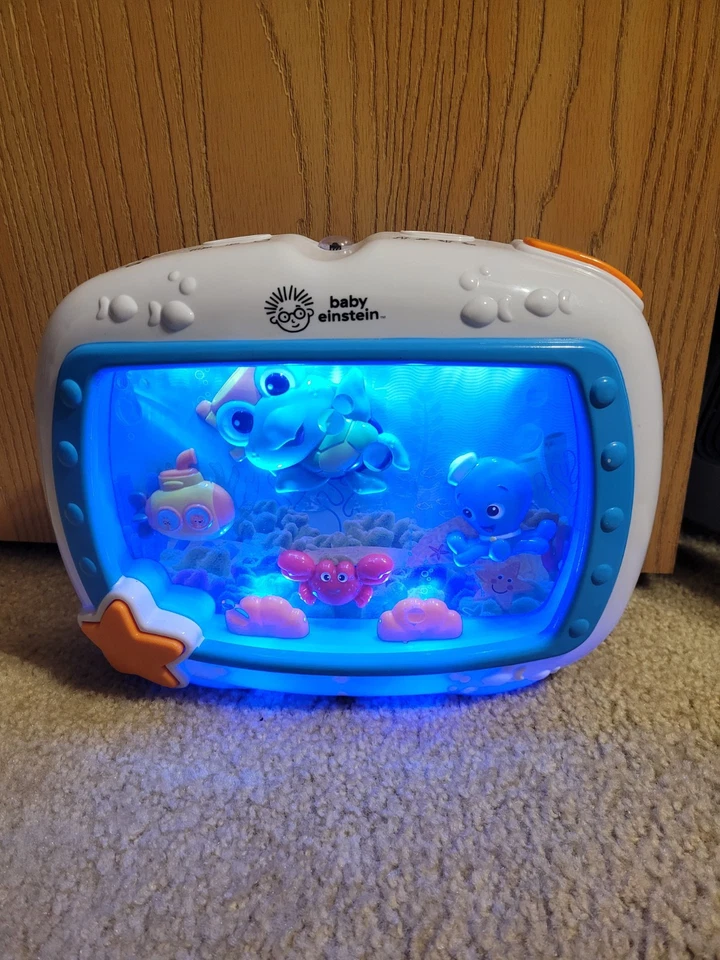 Baby Einstein Sea Dreams chupete para dormir música cuna juguete pecera acuario LEER  Foto 1 de 4