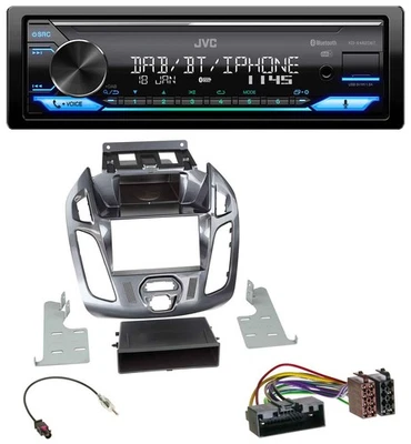 JVC Bluetooth DAB USB MP3 Autoradio für Ford Connect Transit 12-18 ohne Display - Bild 1 von 4