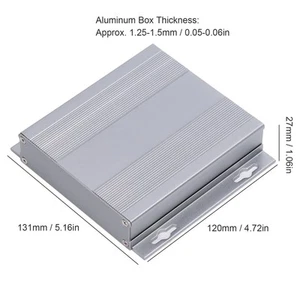 Aluminiumlegierung Projektbox 27x131x120mm Signalabschirmleistung ♪ - Bild 1 von 23