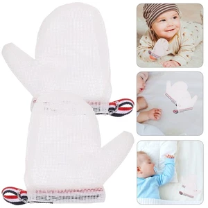 1 Pair of Baby Finger Anti-sucking Gloves Comfortable Finger Sucking Stop Guard - Picture 1 of 12