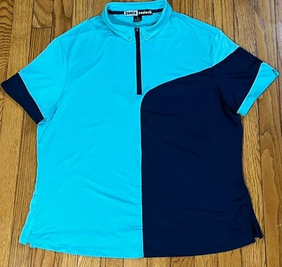 Jamie Sadock SPANDEX Azul Marino Aqua Golf Tenis Rendimiento Mujer XL (Ver Fotos) Foto 1 de 4