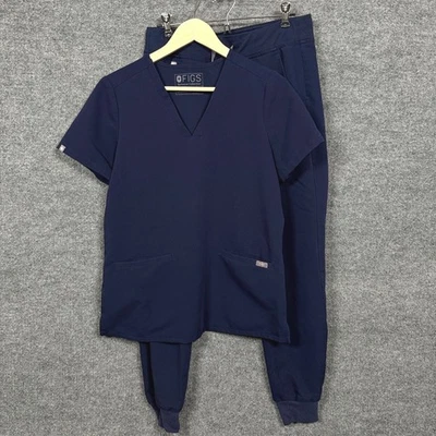 Conjunto Exfoliante Médico Pequeño Figs Technical Collection Mujer Azul Jogger Cordón Foto 1 de 4