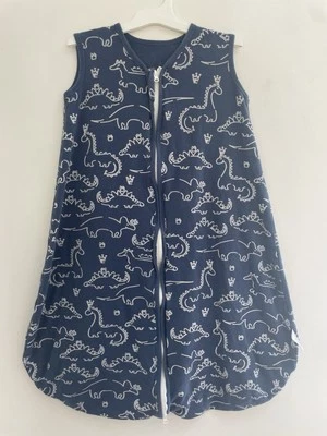 Saco de dormir Yoofoss Baby Boys lindos dinosaurios 100 % algodón sin mangas azul 12-18M Foto 1 de 4