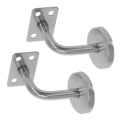 Secure Handrail Support Brackets for Wall Mounting with Stylish Design - Image 1 of 4