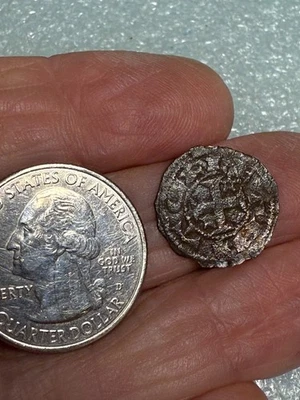 Nicer Rare 1158 To 1214 Alfonso VIII Coin Silver Billon Spain Treasure Era #9-A - Image 1 of 3