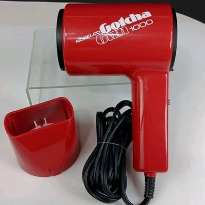 Norelco Gotcha Gun 1000 Watt Blow Dryer w/ Diffuser-Made in Japan-Good Cond. - Image 1 of 4