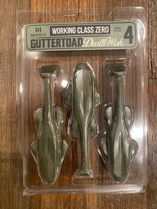 Working Class Zero WCZ GutterToad Death Wish 4" Green 3 pack NEW in Package - Picture 1 of 5