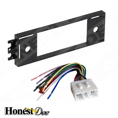 Kit de tablero y cables de instalación de radio Din individual 99-7308 para Hyundai, montaje estéreo para automóvil Foto 1 de 1