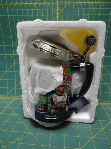 New Franklin Mint Mug / Lidded Stein/Tankard Bobby Labonte #18 Nascar Cover