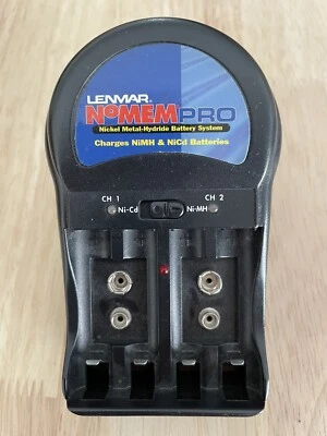 LENMAR NOMEMPRO PRI99 Battery Charger NiMH NiCd - AA, AAA & 9V Batteries. - Image 1 of 3