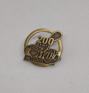 200 Game WIBC 2000 Bowling Lapel Tack Pin - Bild 1 von 5