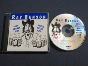 RAY BENSON FOUR SCORES AND SEVEN BEERS AGO 1 TRK 1991 PROMO CD ASCD-2340 NM OOP - Picture 1 of 8