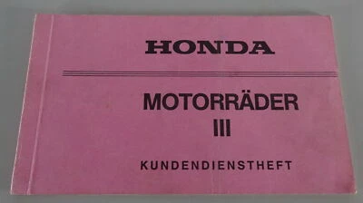 Scheckheft / Kundendienstheft Honda FT 500 Stand 04/1983 - Bild 1 von 2