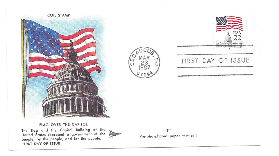 2115b 22c Flag experimental 'Test' coil GillCraft FDC - Image 1 of 1