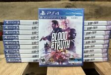 Blood & Truth VR Sony PlayStation 4 PS4 Video Game New Sealed