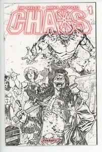CHAOS #1 | Dynamite | August 2014 | Vol 1 | Diamond Sergio Davila Sketch Variant - Bild 1 von 2
