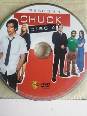 Chuck Season 1 Disc Only Loose DVD TV Series Warner Bros. - Image 1 of 4