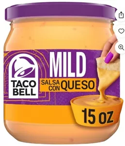 Taco Bell Mild Salsa Con Queso Cheese Dip, 15 oz Jar - Picture 1 of 1