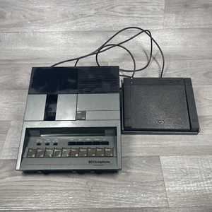 Procesador de voz de escritorio Pitney Bowes Dictaphone 1724 de colección micro casete cubierta - Imagen 1 de 11
