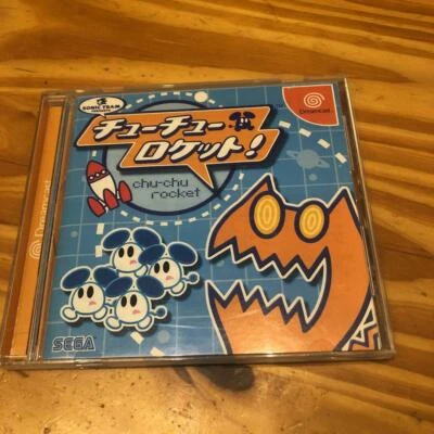 SEGA 1999 Chu Chu Rocket Dreamcast DC Used Puzzle Action Game Shipping from JPN  - Image 1 of 4