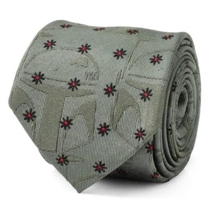 Star Wars Boba Fett Green Motif Men's Tie - Picture 1 of 5