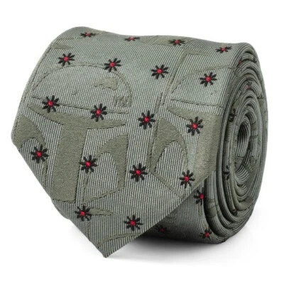 Corbata para hombre Star Wars Boba Fett motivo verde Foto 1 de 4