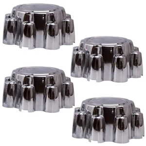 4pcs Chrome 8 Lug Wheel Center Hub Caps For Ford F250 F350 Excursion 2000-2005 - Picture 1 of 11