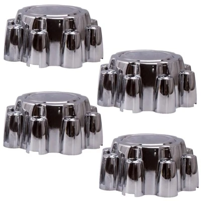 4pcs Chrome 8 Lug Wheel Center Hub Caps For Ford F250 F350 Excursion 2000-2005 - Image 1 of 4