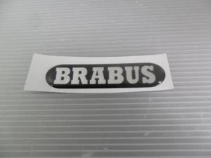 ADESIVO RESINATO 3D BRABUS SMART SCRITTA CROMATA 6,5 X 1,5 CM - Foto 1 di 1