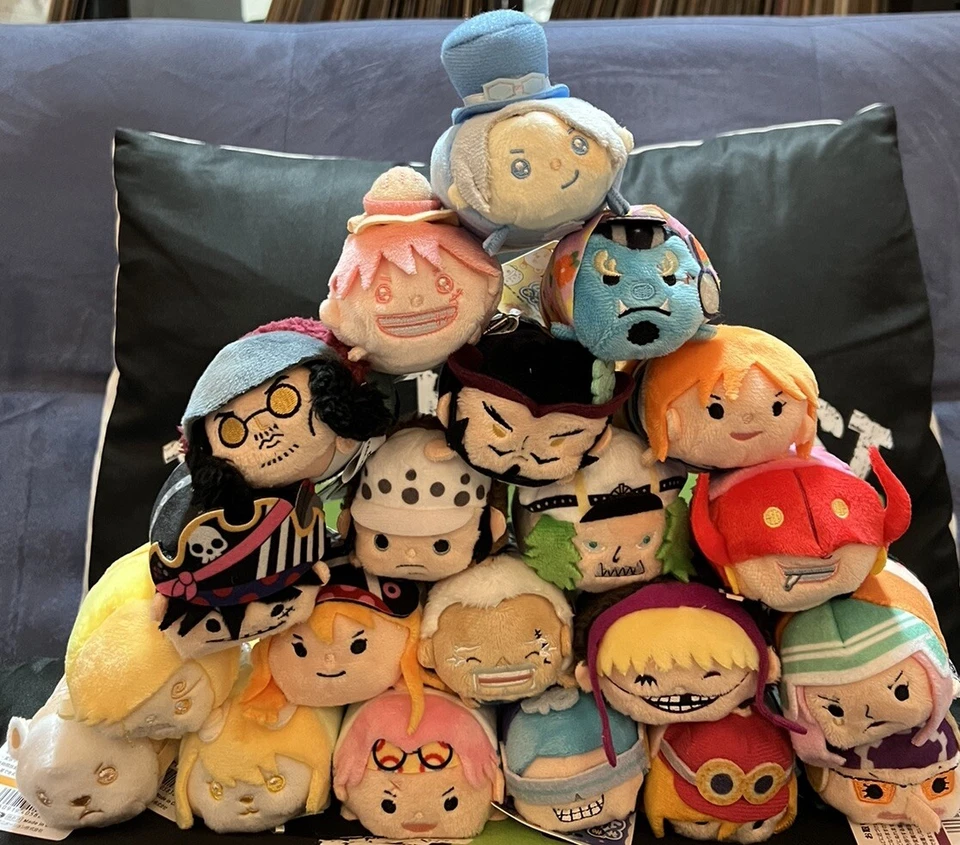 NUEVO Peluche Japón UNA PIEZA Mugiwara Store Limited Mugi Mugi Tsum Tsum Otedama Foto 1 de 1