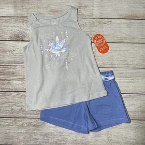 Wonder Nation Girls Unicorn Outfit Size S (6-6x). NWT! Tank Top & Pull On Shorts - Picture 1 of 7