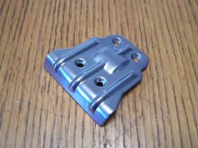 Placa de derrapagem Arrma 1/8 V6 Kraton 6s BLX EXB traseira aço inoxidável PRATA /notória - Imagem 1 de 2