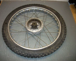 1978 Yamaha DT 125 Front Wheel Rim Hub Tire 2.75-21 DT125 2A6-15349 - Picture 1 of 5