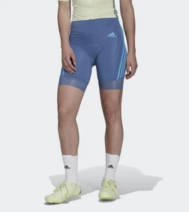 Adidas Damen Padded Radhose Fitted Blau Größe 2XS H65308 - Bild 1 von 6