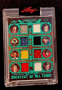 2021 SUPERLATIVE 100 Greatest Of All Time 8 ROY SAKIC SAVARD ROBINSON Jersey /4 - Picture 1 of 3