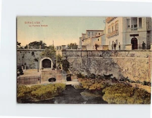AK Brunnen von Arethusa Syrakus Sizilien Italien - Bild 1 von 2